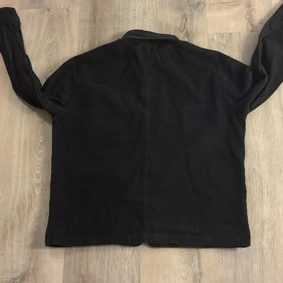 Bricks & Wood Heavy Corduroy Black Button Up South Central Streetwear M - Picture 5 of 8